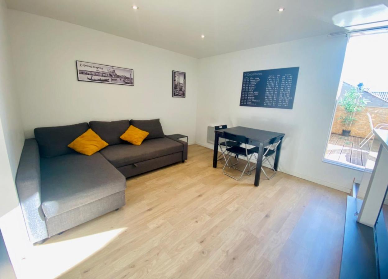 شقة T3 En Duplex Pour 6 Pers Bien Place Terrasse Et Parking Inclus تولوز المظهر الخارجي الصورة